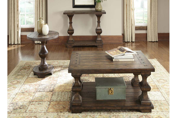Lucca I Kona Brown Spanish Style Occasional Table Collection
