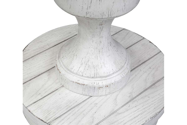 Lucca II White Spanish Style Occasional Table Collection