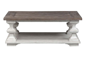Lucca II White Spanish Style Occasional Table Collection