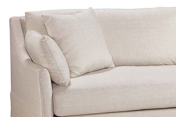 Maisie 95 Inch Slipcovered "Quick Ship" Sloping Track Arm Sofa- OUT OF STOCK UNTIL 6/20/22
