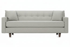 Margo I 75 Inch Mid Century Modern Single Bench Cushion Apartment Sofa