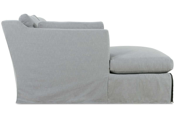 Marjorie Slipcovered Two Piece Pillow Back Sectional With Chaise (Version 2 As Configured)