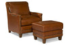Image of Melvin Saddle "Quick Ship" Leather Accent Chair
