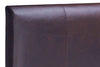 Image of Upholstered Bed Mercer "Designer Style" Padded Leather Upholstered Panel Bed