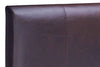 Image of Upholstered Bed Mercer "Designer Style" Leather Panel Headboard 