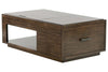 Image of Messina Transitional Dark Wood Occasional Table Collection