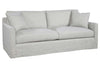 Image of Molly 84 Inch Slipcovered "Quick Ship" Fin Arm Sofa