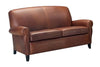 Image of Newport "Designer Style" Leather Full Sleeper Studio Sofa Set