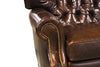 Image of Nigel Chesterfield Button Tufted Leather Recliner