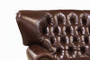 Image of Nigel Chesterfield Button Tufted Leather Recliner