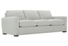 Image of Noah 95 Inch Fabric Three Cushion Track Arm Sofa