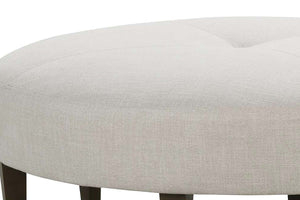Nova 44 Inch Round Large Fabric Upholstered Ottoman