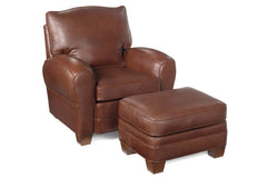 Orleans Leather French Club Chair