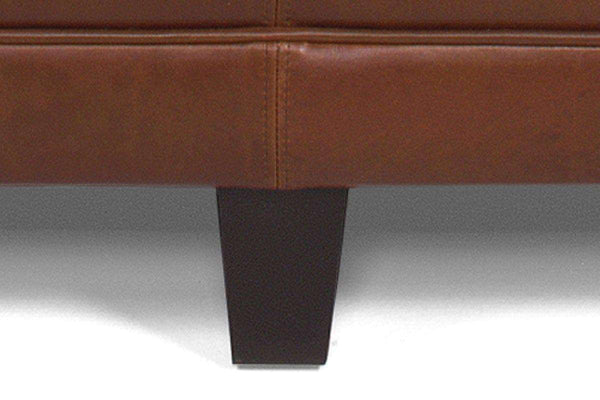 Delaney 60 Inch Long Large Upholstered Oval Ottoman Bench