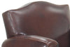 Image of Parisian Moustache Back Leather Club Chair