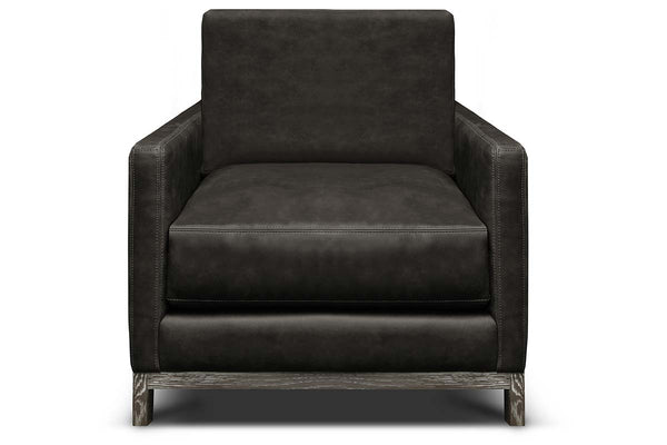 Radcliffe Modern Leather Track Arm Sofa Collection