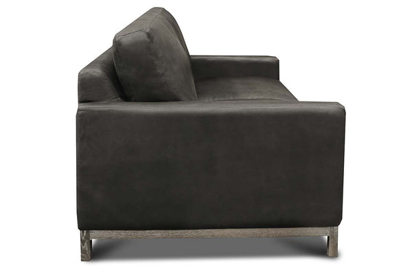 Radcliffe Modern Leather Track Arm Sofa Collection