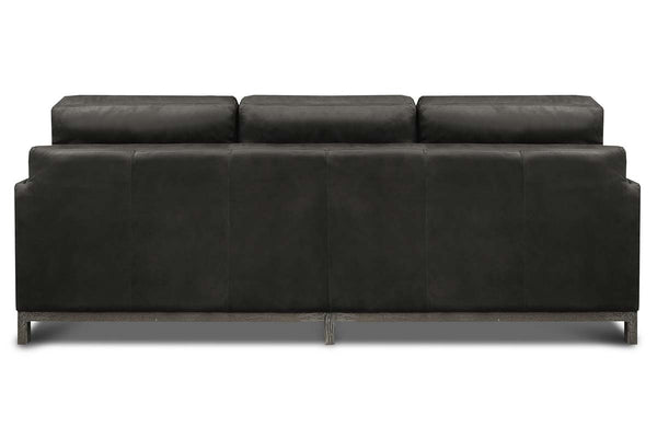 Radcliffe 90 Inch Modern Leather Track Arm Sofa