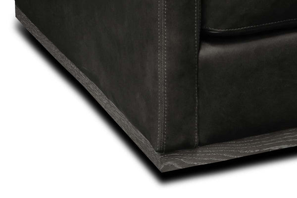 Radcliffe Modern Leather Track Arm Sofa Collection