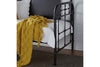 Image of Reed Twin Antique Black Metal Daybed With Trundle "Create Your Own Bedroom" Collection