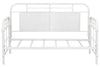 Image of Reed Twin Antique White Metal Daybed With Trundle "Create Your Own Bedroom" Collection