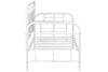 Image of Reed Twin Antique White Metal Daybed With Trundle "Create Your Own Bedroom" Collection