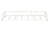 Image of Reed Twin Antique White Metal Daybed With Trundle "Create Your Own Bedroom" Collection