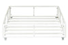 Image of Reed Twin Antique White Metal Daybed With Trundle "Create Your Own Bedroom" Collection