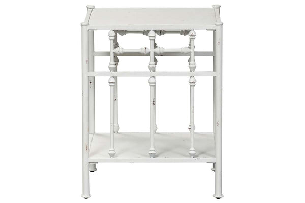 Reed Twin Antique White Metal Daybed With Trundle "Create Your Own Bedroom" Collection