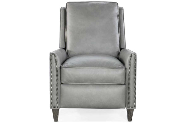 Samuel "Quick Ship" Pebble Leather Recliner