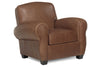 Image of Sebastian Tight Back Distressed Leather Sofa And Recliner Set