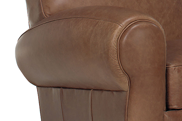 Sebastian Brown Leather Couch Collection