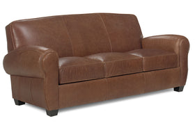 Sebastian 3 Piece Distressed Leather Tight Back Sofa Set