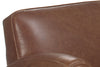 Image of Sebastian Tight Back Distressed Leather Twin Size Sleeper Loveseat