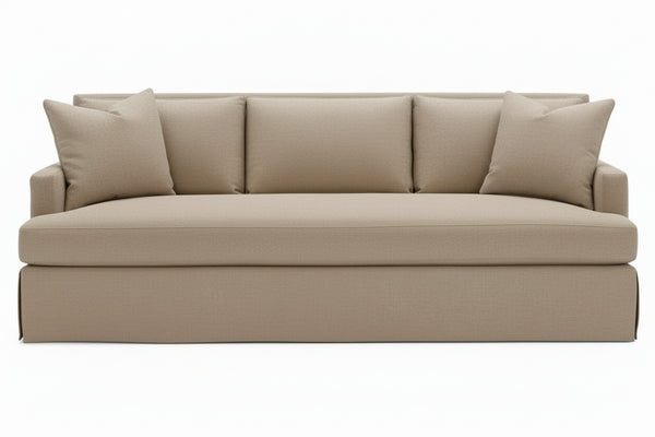 Sierra I 92 Inch Bench Seat Grand Scale Slipcovered Sofa
