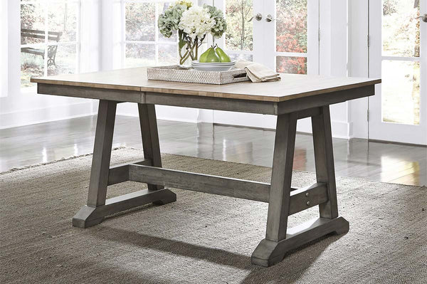 Silverton Rustic Farmhouse Gray Dining Room Collection