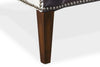 Image of Simpson Legendary Graphite "Quick Ship" Salt & Pepper Hair On Hide Leather Accent Chair