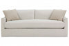 Image of Skyler I 82 Inch Single Bench Cushion Fabric Slipcovered Sofa
