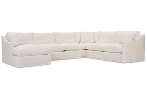 Skyler Ultra Plush Grand Scale Slipcovered Sectional