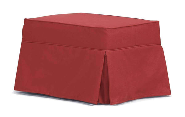 Slipcovered Accent Chairs And Chaise Kayla "Designer Style" Slipcovered Ottoman