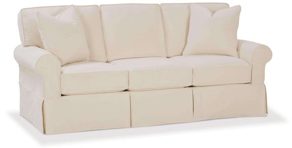 Christine 84 Inch Slipcovered Queen Sleeper Sofa