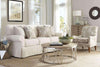 Image of Christine 84 Inch Slipcovered Queen Sleeper Sofa