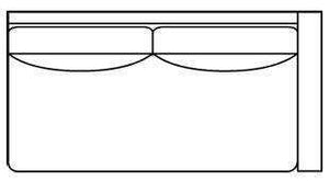 Slipcovered Sectional Sofa Calista Cloud Comfort "Designer Style" Right Arm Facing Loveseat