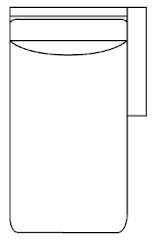 Shauna "Designer Style" Fabric Right Facing Chaise