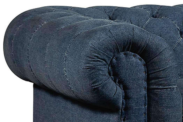 Armstrong Quick Ship Tufted Fabric Club Chair