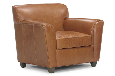 Soho Wing Arm Leather Club Chair