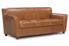 Soho 82 Inch Contemporary Leather Sofa