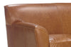 Image of Soho Transitional Style Leather Loveseat