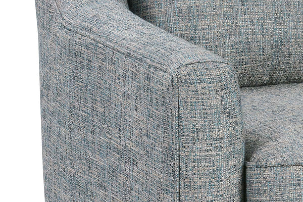 Stella Contemporary Fabric Swivel Accent Chair