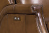 Image of Sylvester Pawn "Quick Ship" Leather SWIVEL/GLIDER Power Recliner